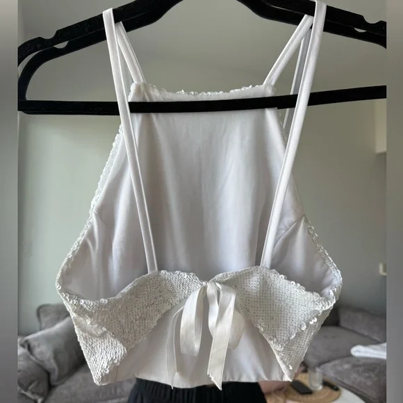 Sequin white top new - Picture 5 of 5